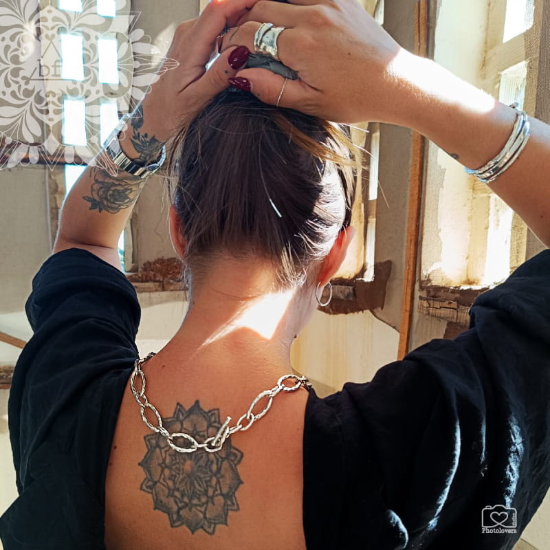 Pithia Chain Necklace – Κολιέ Αλυσίδα με Μεγάλους Ανάγλυφους Κρίκους από Ορείχαλκο 46cm Κολιέ Pithia chain με μεγάλους ανάγλυφους κρίκους από ορείχαλκο μήκους 46cm