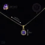 Rosette Amethyst Necklace - Image 3