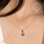 Rosette Amethyst Necklace - Image 2