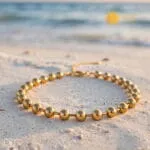 Golden Orbit Chain Necklace - Image 2