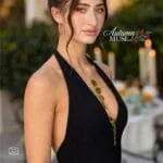 Solar Cascade Necklace ατσάλινο χρυσό κολιέ με κρεμαστούς δίσκους