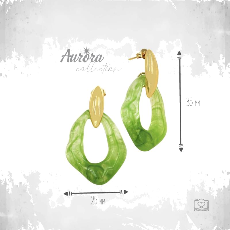 Emerald Drop Earrings - Image 3